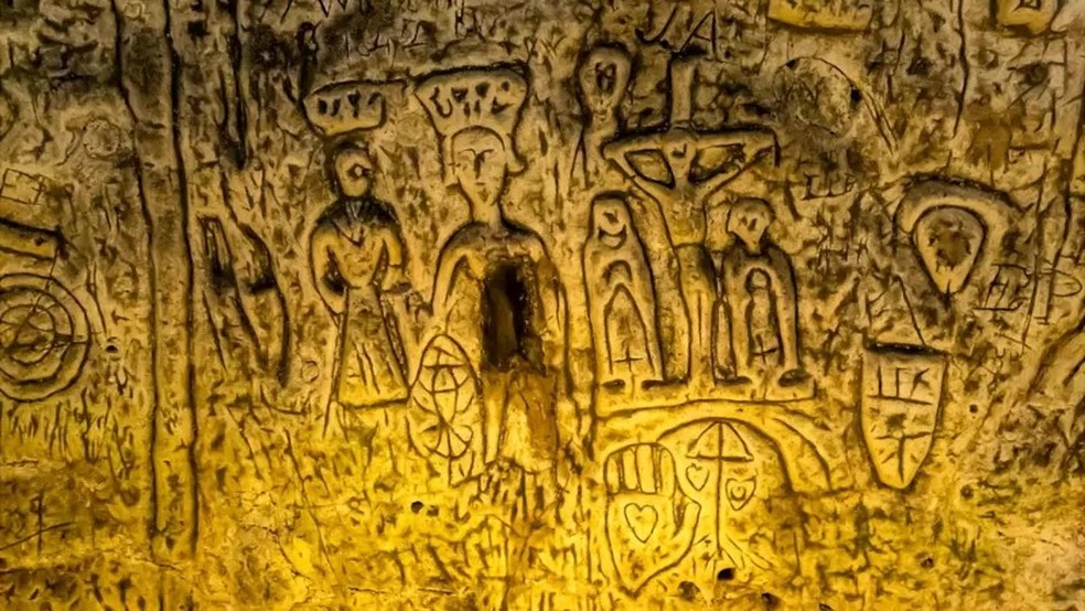 A misteriosa caverna britânica — Foto: GEORG BERG/ALAMY via BBC