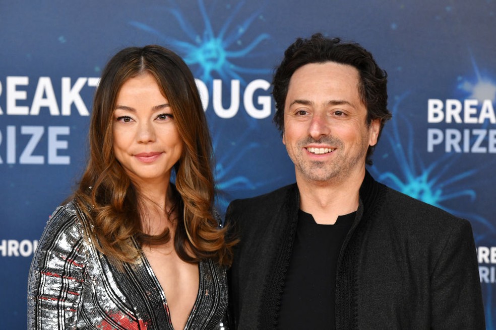 Sergey Brin se divorciou de Nicole Shanahan após alegações de que ela teve um caso com Elon Musk — Foto: Getty Images