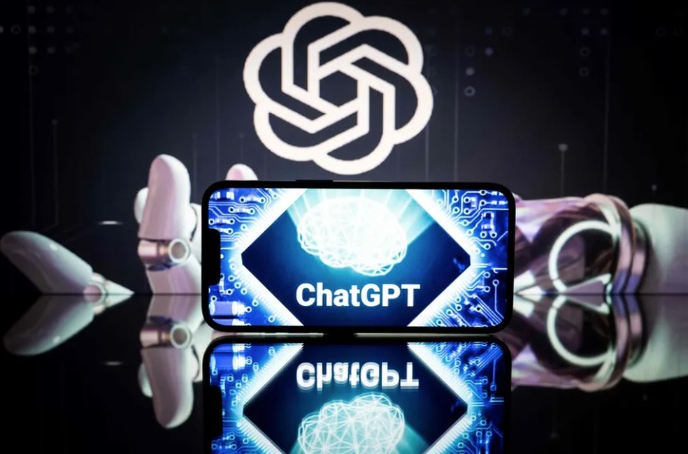 A inteligência artificial ChatGPT  — Foto: Lionel Bonaventure/AFP