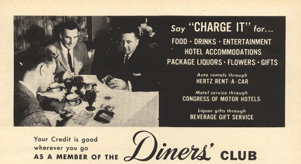 Propaganda da Diners' Club — Foto: Reprodução Diners' Club